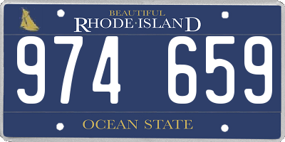 RI license plate 974659