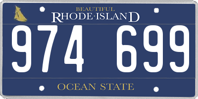 RI license plate 974699