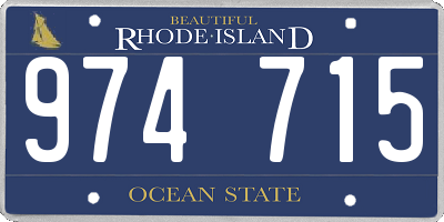 RI license plate 974715