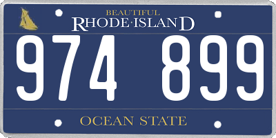 RI license plate 974899