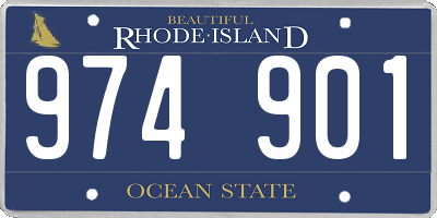 RI license plate 974901