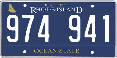 RI license plate 974941