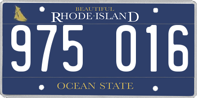 RI license plate 975016