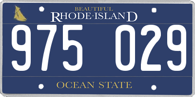 RI license plate 975029