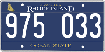 RI license plate 975033