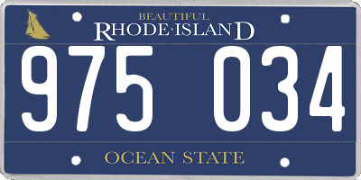 RI license plate 975034