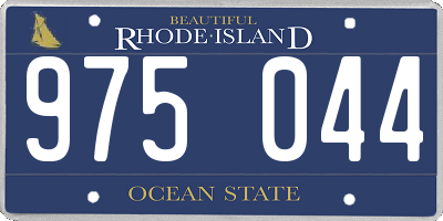 RI license plate 975044