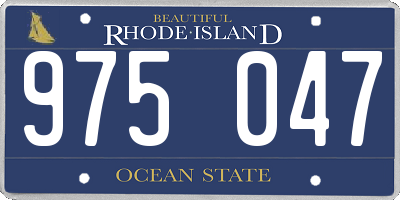 RI license plate 975047