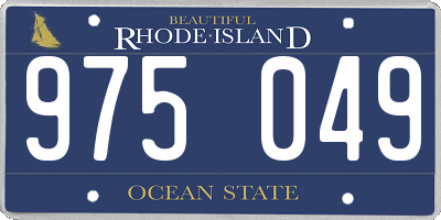 RI license plate 975049