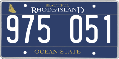 RI license plate 975051