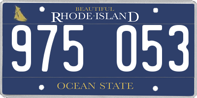 RI license plate 975053