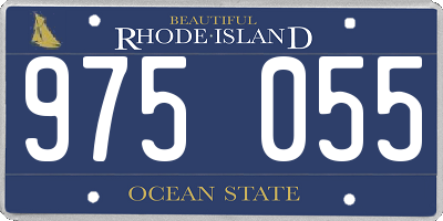 RI license plate 975055