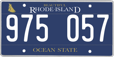 RI license plate 975057