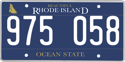 RI license plate 975058