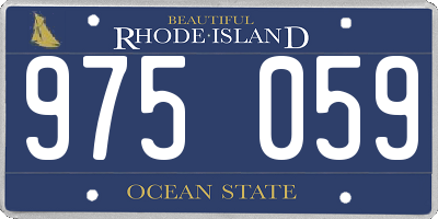 RI license plate 975059