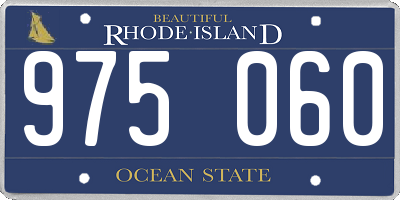 RI license plate 975060