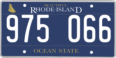 RI license plate 975066