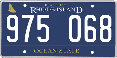 RI license plate 975068