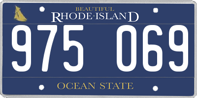 RI license plate 975069