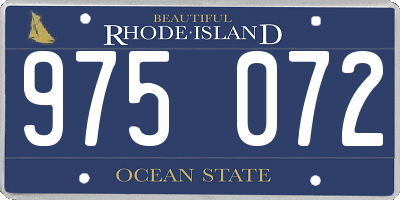 RI license plate 975072