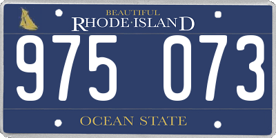 RI license plate 975073