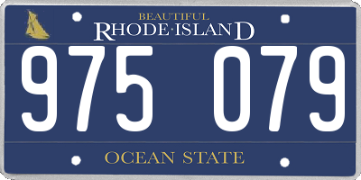 RI license plate 975079