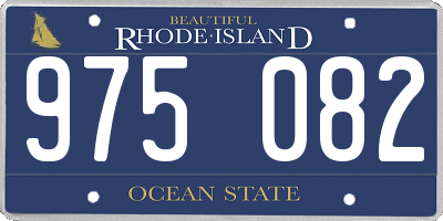 RI license plate 975082