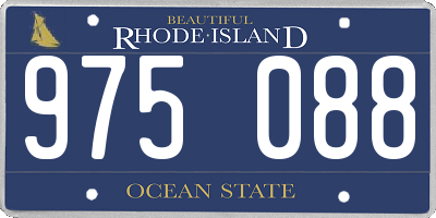 RI license plate 975088