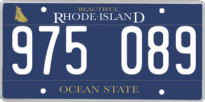 RI license plate 975089