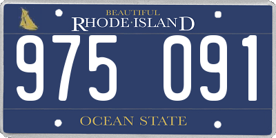 RI license plate 975091