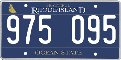 RI license plate 975095