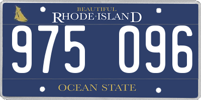 RI license plate 975096