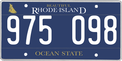 RI license plate 975098