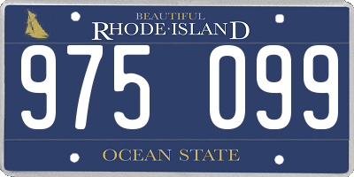 RI license plate 975099