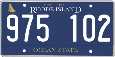 RI license plate 975102