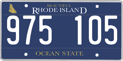 RI license plate 975105