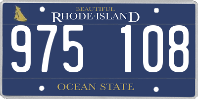 RI license plate 975108