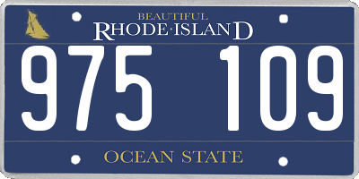 RI license plate 975109