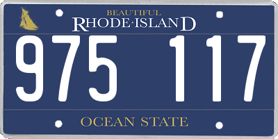 RI license plate 975117