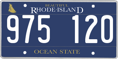 RI license plate 975120