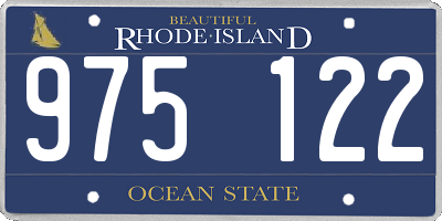 RI license plate 975122