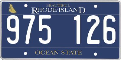 RI license plate 975126