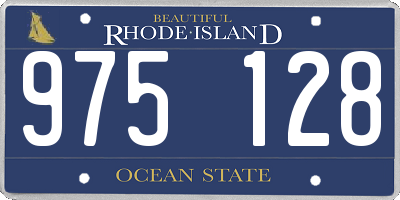 RI license plate 975128