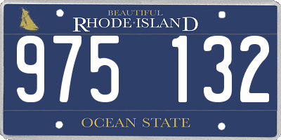 RI license plate 975132