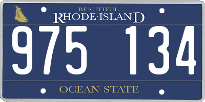 RI license plate 975134