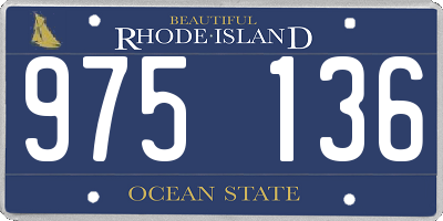 RI license plate 975136