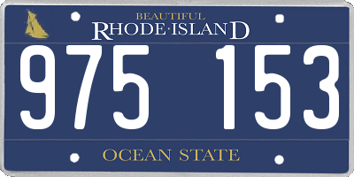 RI license plate 975153