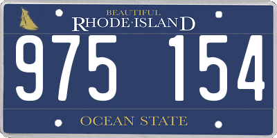 RI license plate 975154