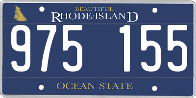 RI license plate 975155