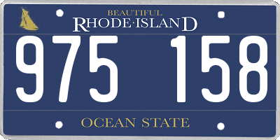 RI license plate 975158